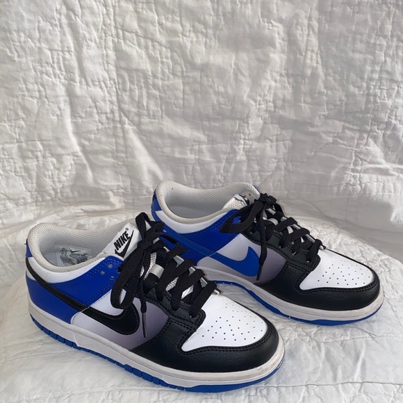 Nike Kids Black, White, and Blue Dunks main image 1